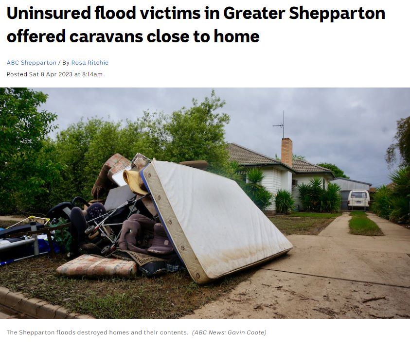 ABC interview with Professor Paula Jarzabkowski on uninsured flood victims 